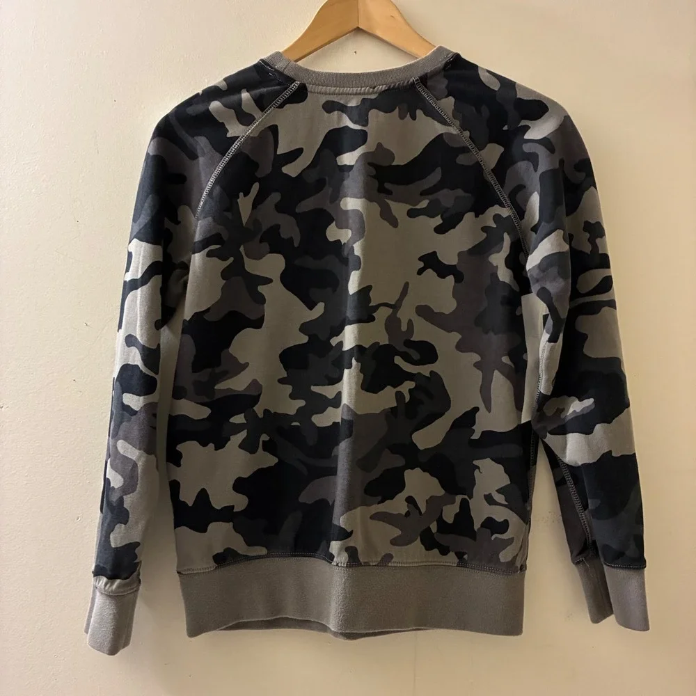 Polo Ralph Lauren Kids Size‎ M 10-12 Grey Camouflage Performance Logo Sweatshirt